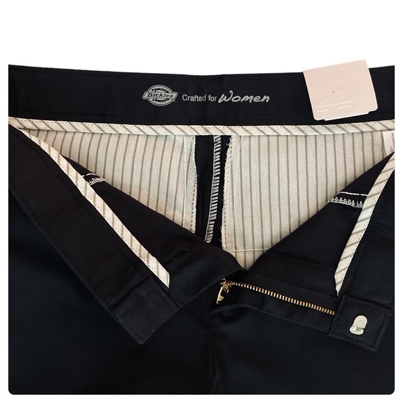 Dickies Women's Slim Fit Bootcut Stretch Pants 12 Short NWT - Picture 14 of 16